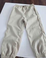 Pantalon large shein beige clair