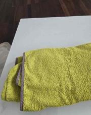 Serviette de bain verte 