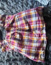 Chemisier fushia quadrillé 