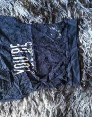 T shirt dentelle marine