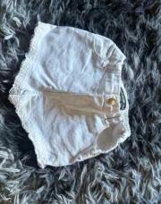 Short jeans blanc 