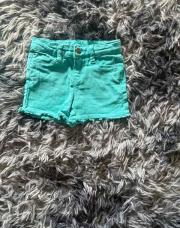 Short turquoise jeans 