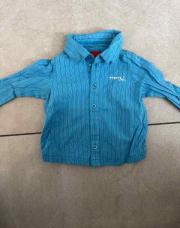 Chemise esprit bleu 6 mois 