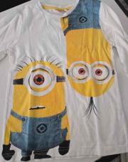 Tee-shirt manches longues minions 7-8ans