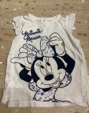 T-shirt blanc Minnie 3 mois 
