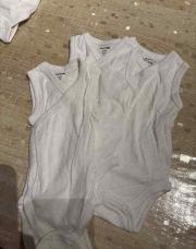 Lot 3 body 1 mois blanc 
