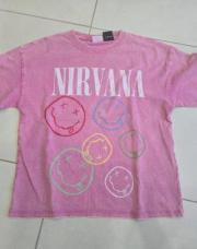 T-shirt zara 10 ans rose