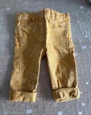 Pantalon jaune cœur taille 3 mois 