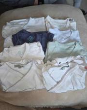 Lot de 8 bodys 0mois (naissance)