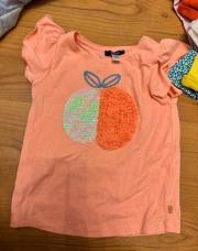 T-shirt orange 4 ans 