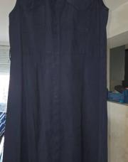 Robe bleu marine poche devant T38