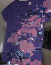 T short mauve T.42