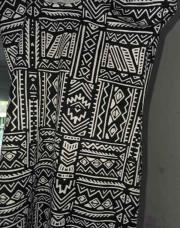 Robe noir et blanche T40