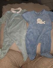 Lot de 2 pyjamas chauds Orchestra et Obaïbi 1 mois 