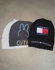 Lot de 3 bonnets naissance 