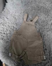 Salopette beige courte 12 mois 