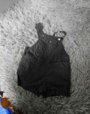 Salopette grise foncée courte 12 mois