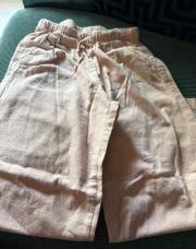 pantalon h&m rose 7-8 ans 