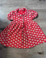 Robe rouge Next 98cm