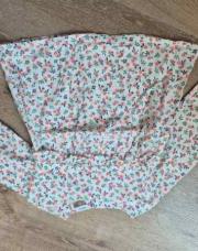 Blouse Tao blanc fleurs 36M