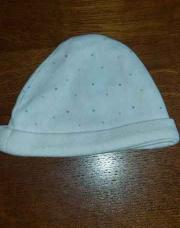 Bonnet naissance à pois