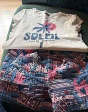 Ensemble Ikks tee-shirt 8 ans et short 6 ans 