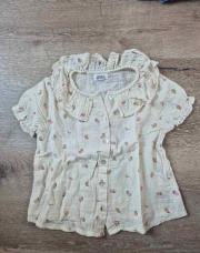 Chemisier ecru fleur jbc 98