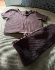 Ensemble sport noir 6-7 ans 