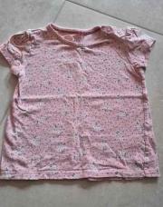 T-shirt rose fleurs-92-C&A