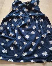 Robe bleu fleurs-92-H&M