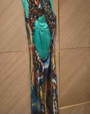 Robe colorée dos nu taille S