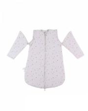 Gigoteuse manches amovibles 70cm jersey Colombes du bonheur