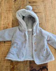 Manteau chaud 2 à 3 mois Gris italie