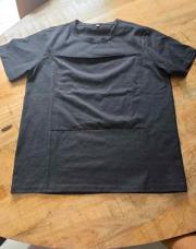 T-shirt noir M pour homme porte kangourou bébé