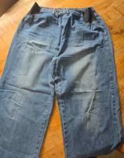 Pantalon de grossesse jean's large côté XL