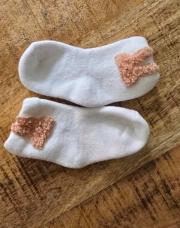  Chaussette blanche hiver 3 à 6 mois