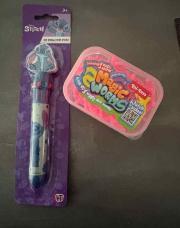 Lot vers de terre et bic stitch 4couleurs