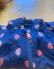 Veste imperméable 6 mois fraises