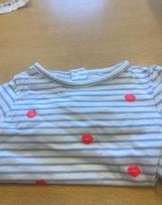 T-shirt ML bisous JBC 6 mois