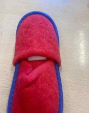 Pantoufles rouges