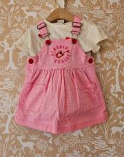 Ensemble ROBE Fraise CATIMINI 6m