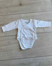 Body blanc longue manche 44/46cm