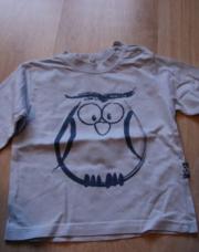 Blouse bleu clair hibou 18 mois 