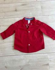 Chemise rouge H&M 4/6M