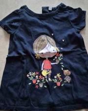 Tshirt bleu-18m