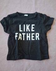 T-shirt noir papa 