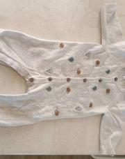 Combi beige et dessin sapin 