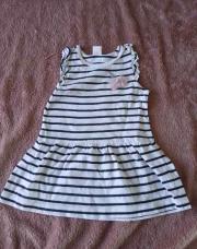 Robe lignée TEX baby 6M