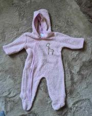 Combinaison legere rose 3/6 mois