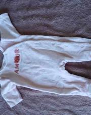 Pyjama rose amour 1M